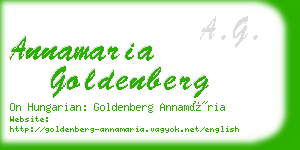 annamaria goldenberg business card